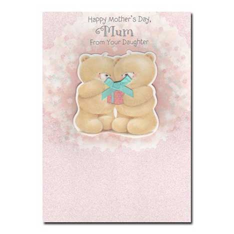 Mum from Your Daughter Forever Friends Mothers Day Card